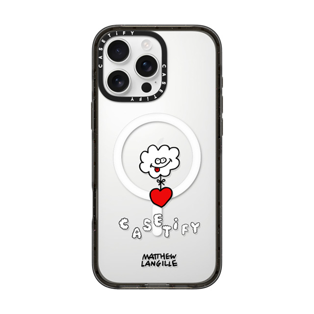 Matthew Langille x CASETiFY iPhone 16 Pro Max ケース Pop Art ブラック インパクトケース MagSafe対応 Cloud Father's Day Matthew Langille x CASETiFY iPhone 16 Pro Max ケース Pop Art ブラック インパクトケース MagSafe対応 Cloud Father's Day