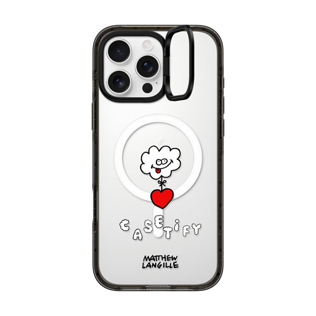 Matthew Langille x CASETiFY iPhone 16 Pro Max Case Pop Art Black インパクトリングスタンドケース MagSafe対応 Cloud Father's Day Matthew Langille x CASETiFY iPhone 16 Pro Max Case Pop Art Black インパクトリングスタンドケース MagSafe対応 Cloud Father's Day