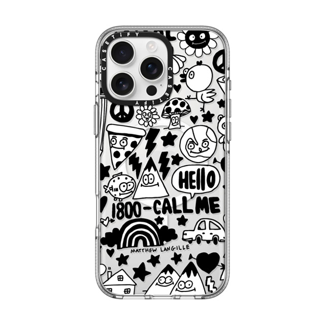 Matthew Langille x CASETiFY iPhone 16 Pro Max Case Sticker,Cartoon Clear Clear Case MagSafe Compatible Doodles 2022 by Matthew Langille Father's Day Matthew Langille x CASETiFY iPhone 16 Pro Max Case Sticker,Cartoon Clear Clear Case MagSafe Compatible Doodles 2022 by Matthew Langille Father's Day