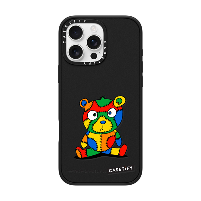 Matthew Langille x CASETiFY iPhone 16 Pro Max Case Animal,Cartoon Matte Black Impact Case MagSafe Compatible Stitches the Bear by Matthew Langille Father's Day Matthew Langille x CASETiFY iPhone 16 Pro Max Case Animal,Cartoon Matte Black Impact Case MagSafe Compatible Stitches the Bear by Matthew Langille Father's Day