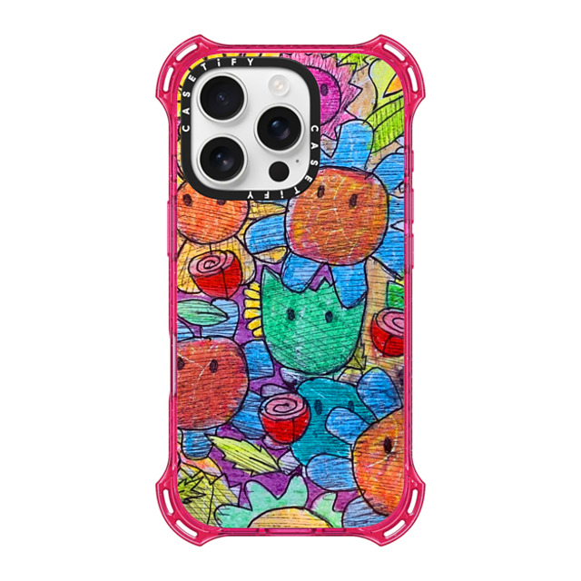 Matthew Langille x CASETiFY iPhone 16 Pro Case プリムローズ ピンク バウンスケース Crayon by Matthew Langille Matthew Langille x CASETiFY iPhone 16 Pro Case プリムローズ ピンク バウンスケース Crayon by Matthew Langille