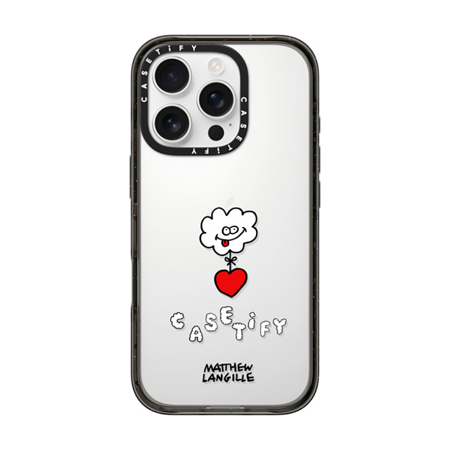 Matthew Langille x CASETiFY iPhone 16 Pro Case Pop Art Black Impact Case Cloud Mother's Day Matthew Langille x CASETiFY iPhone 16 Pro Case Pop Art Black Impact Case Cloud Mother's Day