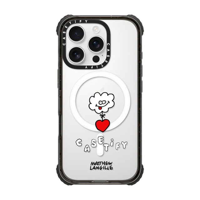 Matthew Langille x CASETiFY iPhone 16 Pro Case Pop Art Black ウルトラ インパクトケース MagSafe 対応 Cloud Father's Day Matthew Langille x CASETiFY iPhone 16 Pro Case Pop Art Black ウルトラ インパクトケース MagSafe 対応 Cloud Father's Day