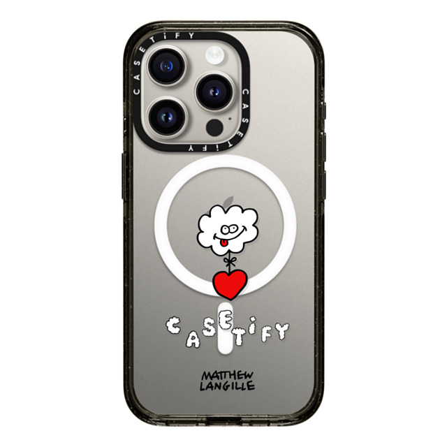 Matthew Langille x CASETiFY iPhone 15 Pro Case Pop Art Black Impact Case MagSafe Compatible Cloud Mother's Day Matthew Langille x CASETiFY iPhone 15 Pro Case Pop Art Black Impact Case MagSafe Compatible Cloud Mother's Day