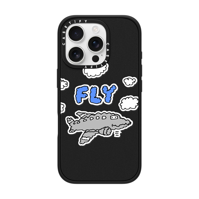 Matthew Langille x CASETiFY iPhone 16 Pro ケース Cartoon,Travel マットブラック インパクトケース MagSafe対応 Fly by Matthew Langille Father's Day Matthew Langille x CASETiFY iPhone 16 Pro ケース Cartoon,Travel マットブラック インパクトケース MagSafe対応 Fly by Matthew Langille Father's Day
