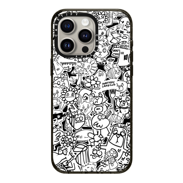 Matthew Langille x CASETiFY iPhone 15 Pro Max Case Pop Art Black Impact Case MagSafe Compatible Collage Back to School Matthew Langille x CASETiFY iPhone 15 Pro Max Case Pop Art Black Impact Case MagSafe Compatible Collage Back to School