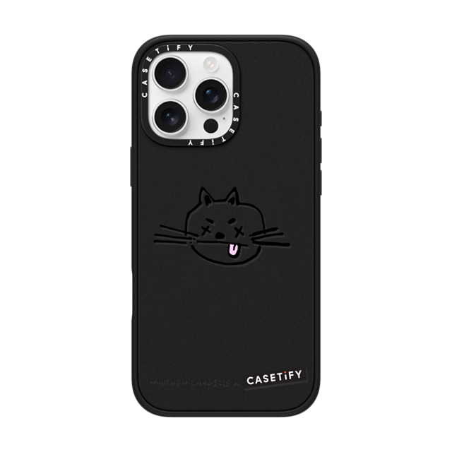 Matthew Langille x CASETiFY iPhone 16 Pro Max Case Cat,Animal マットブラック インパクトケース MagSafe対応 Mad Kitty by Matthew Langille Mother's Day Matthew Langille x CASETiFY iPhone 16 Pro Max Case Cat,Animal マットブラック インパクトケース MagSafe対応 Mad Kitty by Matthew Langille Mother's Day