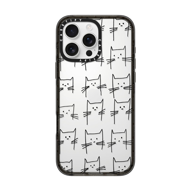 Matthew Langille x CASETiFY iPhone 16 Pro Max ケース Cat,Animal ブラック インパクトケース Kittens by Matthew Langille Father's Day Matthew Langille x CASETiFY iPhone 16 Pro Max ケース Cat,Animal ブラック インパクトケース Kittens by Matthew Langille Father's Day