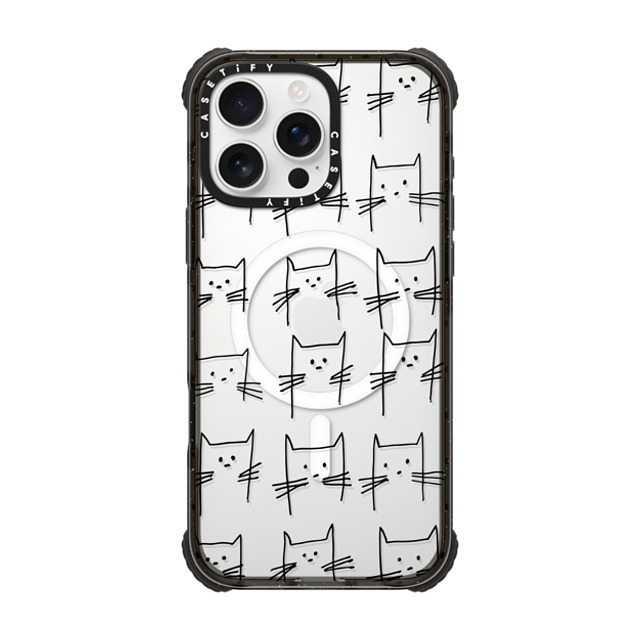 Matthew Langille x CASETiFY iPhone 16 Pro Max ケース Cat,Animal ブラック ウルトラ インパクトケース MagSafe 対応 Kittens by Matthew Langille Father's Day Matthew Langille x CASETiFY iPhone 16 Pro Max ケース Cat,Animal ブラック ウルトラ インパクトケース MagSafe 対応 Kittens by Matthew Langille Father's Day