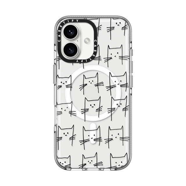 Matthew Langille x CASETiFY iPhone 16 ケース Cat,Animal クリア クリア ケース MagSafe対応 Kittens by Matthew Langille Father's Day Matthew Langille x CASETiFY iPhone 16 ケース Cat,Animal クリア クリア ケース MagSafe対応 Kittens by Matthew Langille Father's Day