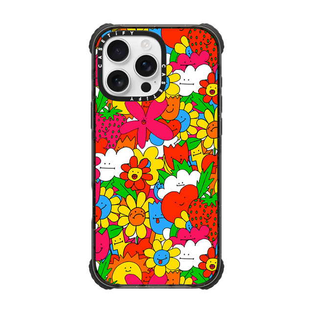 Matthew Langille x CASETiFY iPhone 16 Pro Max Case Floral,Cartoon Black ウルトラ インパクトケース MagSafe 対応 Smiles by Matthew Langille Back to School Matthew Langille x CASETiFY iPhone 16 Pro Max Case Floral,Cartoon Black ウルトラ インパクトケース MagSafe 対応 Smiles by Matthew Langille Back to School