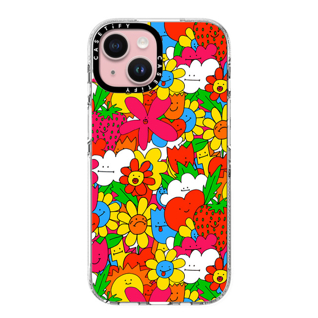 Matthew Langille x CASETiFY iPhone 15 Case Floral,Cartoon クリア クリア ケース MagSafe対応 Smiles by Matthew Langille Back to School Matthew Langille x CASETiFY iPhone 15 Case Floral,Cartoon クリア クリア ケース MagSafe対応 Smiles by Matthew Langille Back to School