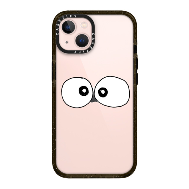 Matthew Langille x CASETiFY iPhone 13 ケース ブラック インパクトケース Eyes by Matthew Langille