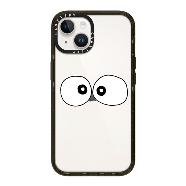 Matthew Langille x CASETiFY iPhone 14 ケース ブラック インパクトケース Eyes by Matthew Langille