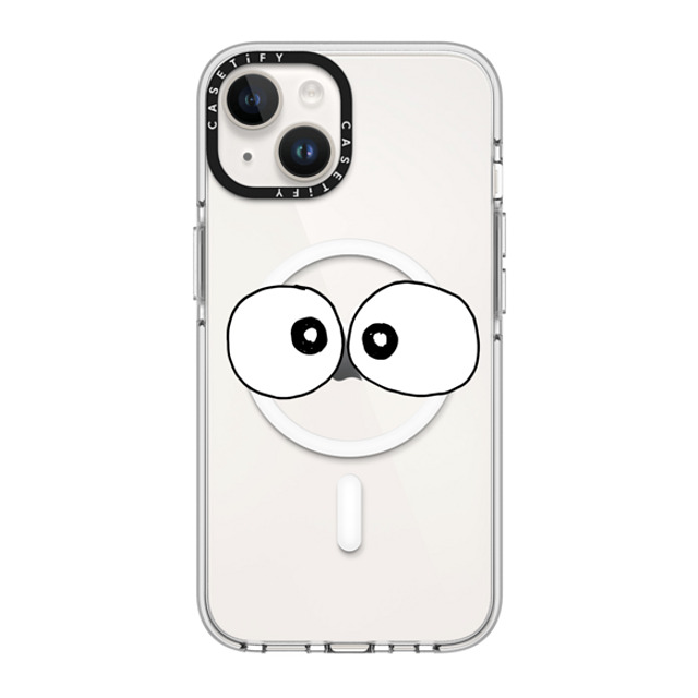 Matthew Langille x CASETiFY iPhone 14 Case Clear Clear Case MagSafe Compatible Eyes by Matthew Langille Matthew Langille x CASETiFY iPhone 14 Case Clear Clear Case MagSafe Compatible Eyes by Matthew Langille