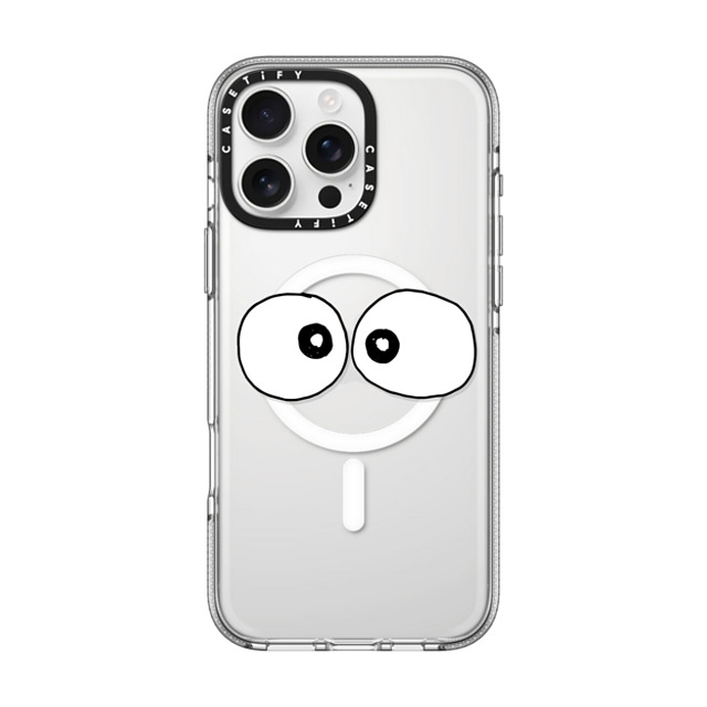 Matthew Langille x CASETiFY iPhone 16 Pro Max ケース クリア クリア ケース MagSafe対応 Eyes by Matthew Langille