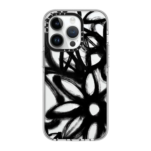 Matthew Langille x CASETiFY iPhone 14 Pro ケース クリア クリア ケース MagSafe対応 INK by Matthew Langille