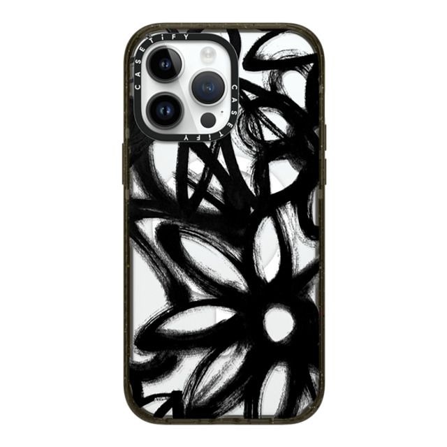 Matthew Langille x CASETiFY iPhone 14 Pro Max ケース ブラック インパクトケース MagSafe対応 INK by Matthew Langille