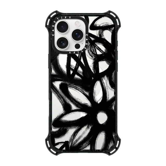 Matthew Langille x CASETiFY iPhone 16 Pro Max ケース ブラック バウンスケース INK by Matthew Langille