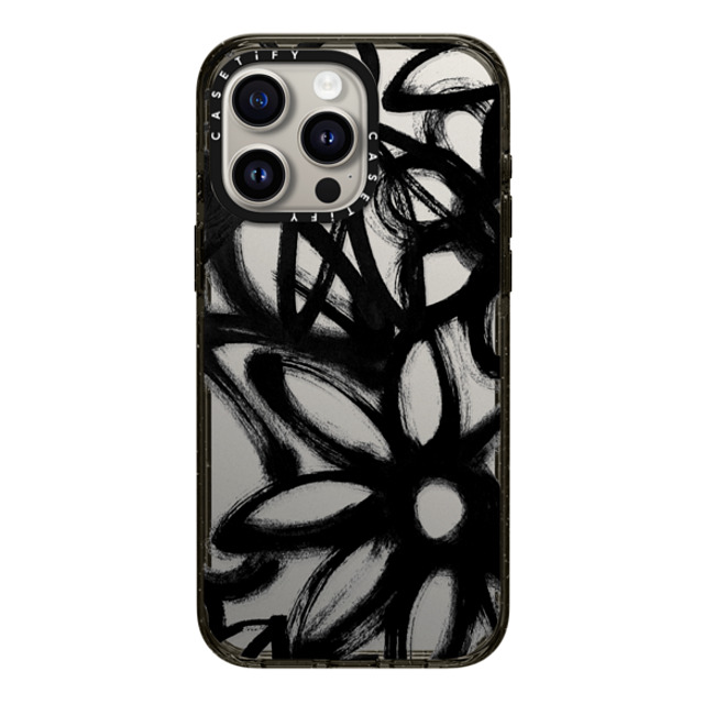 Matthew Langille x CASETiFY iPhone 15 Pro Max ケース ブラック インパクトケース INK by Matthew Langille