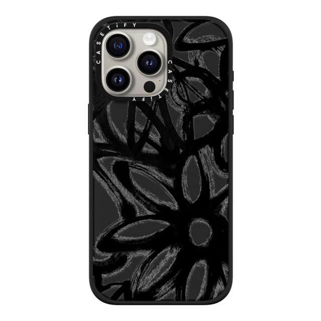 Matthew Langille x CASETiFY iPhone 15 Pro Max ケース マットブラック インパクトケース MagSafe対応 INK by Matthew Langille