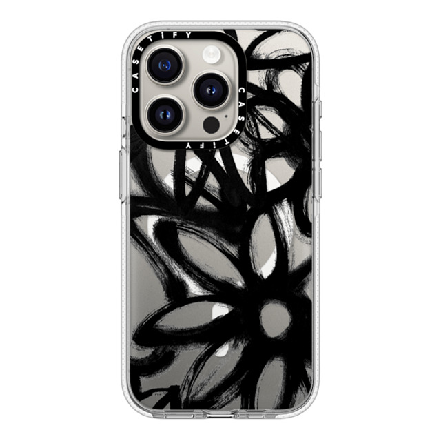 Matthew Langille x CASETiFY iPhone 15 Pro ケース クリア クリア ケース MagSafe対応 INK by Matthew Langille