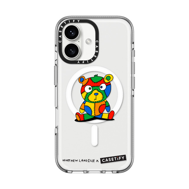 Matthew Langille x CASETiFY iPhone 16 ケース Bear,Animal クリア クリア ケース MagSafe対応 Stitches The Bear by Matthew Langille Father's Day Matthew Langille x CASETiFY iPhone 16 ケース Bear,Animal クリア クリア ケース MagSafe対応 Stitches The Bear by Matthew Langille Father's Day