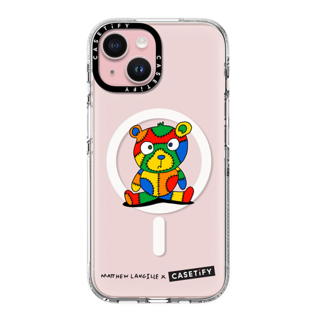 Matthew Langille x CASETiFY iPhone 15 ケース Bear,Animal クリア クリア ケース MagSafe対応 Stitches The Bear by Matthew Langille Father's Day Matthew Langille x CASETiFY iPhone 15 ケース Bear,Animal クリア クリア ケース MagSafe対応 Stitches The Bear by Matthew Langille Father's Day