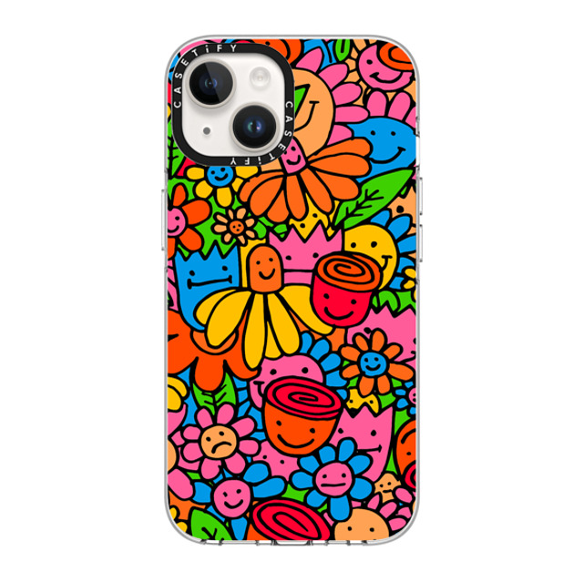 Matthew Langille x CASETiFY iPhone 14 Case Clear Clear Case MagSafe Compatible Flowers by Matthew Langille Matthew Langille x CASETiFY iPhone 14 Case Clear Clear Case MagSafe Compatible Flowers by Matthew Langille