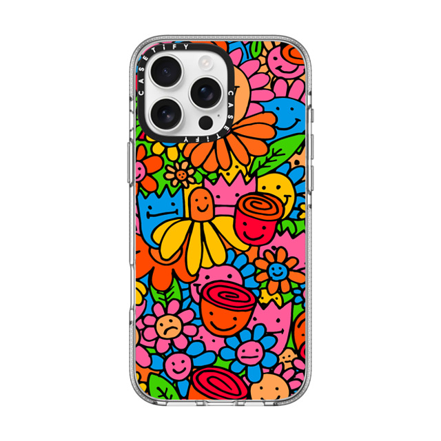 Matthew Langille x CASETiFY iPhone 16 Pro Max ケース クリア クリア ケース MagSafe対応 Flowers by Matthew Langille