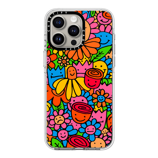 Matthew Langille x CASETiFY iPhone 15 Pro Max ケース クリア クリア ケース MagSafe対応 Flowers by Matthew Langille