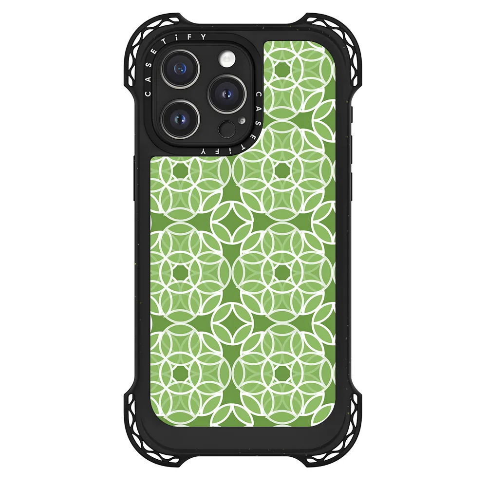 Green Durable iPhone 15 Plus Case