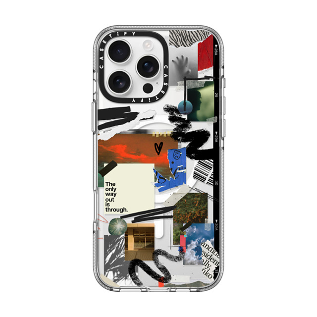 Malavika Natesh x CASETiFY iPhone 16 Pro Max ケース クリア クリア ケース MagSafe対応 Through With It By Malavika Natesh