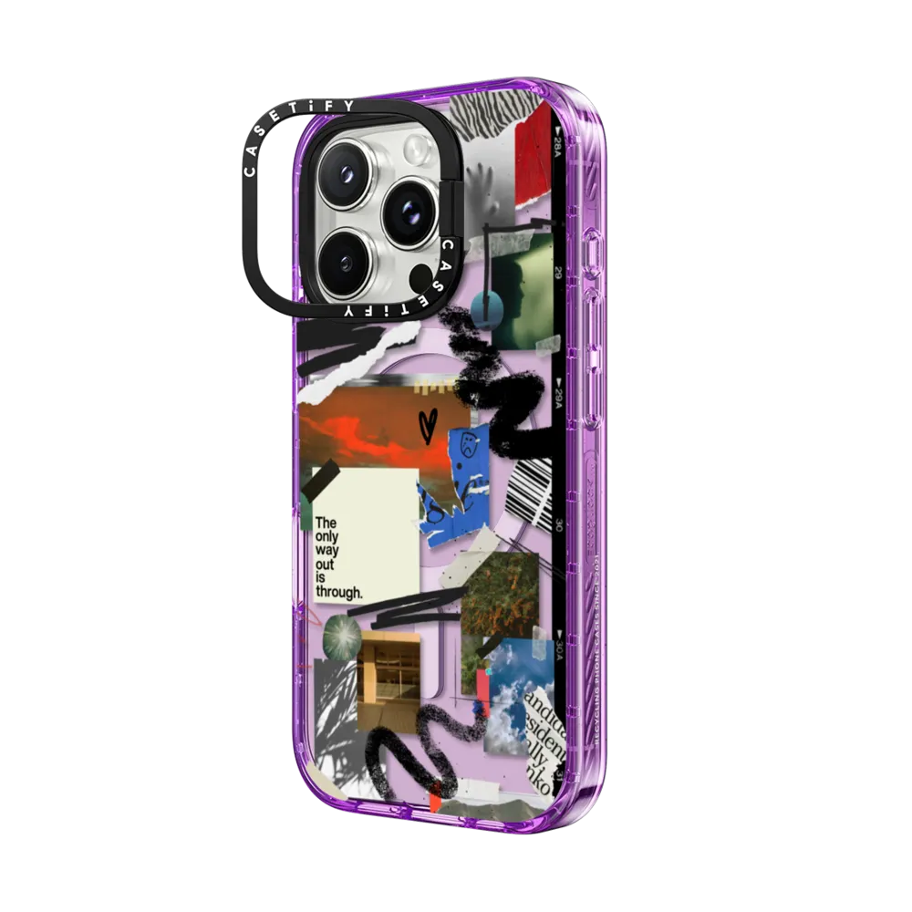 Impact Ring Stand iPhone 16 Pro Max Case MagSafe Compatible - Through With It By Malavika Natesh