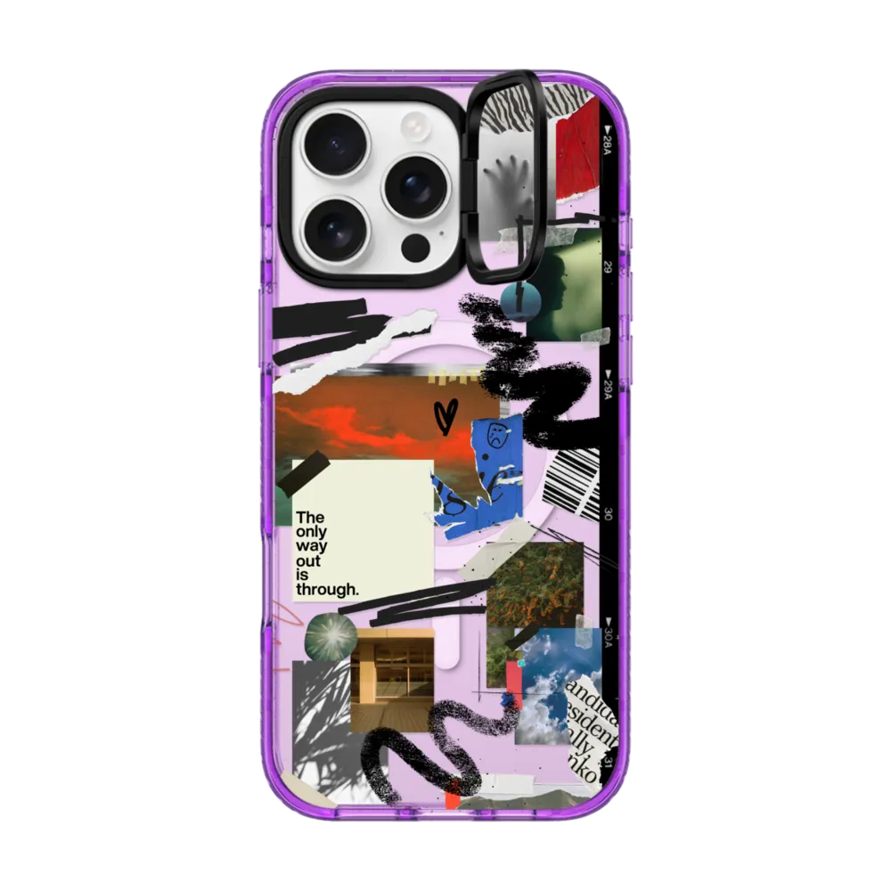 Impact Ring Stand iPhone 16 Pro Max Case MagSafe Compatible - Through With It By Malavika Natesh