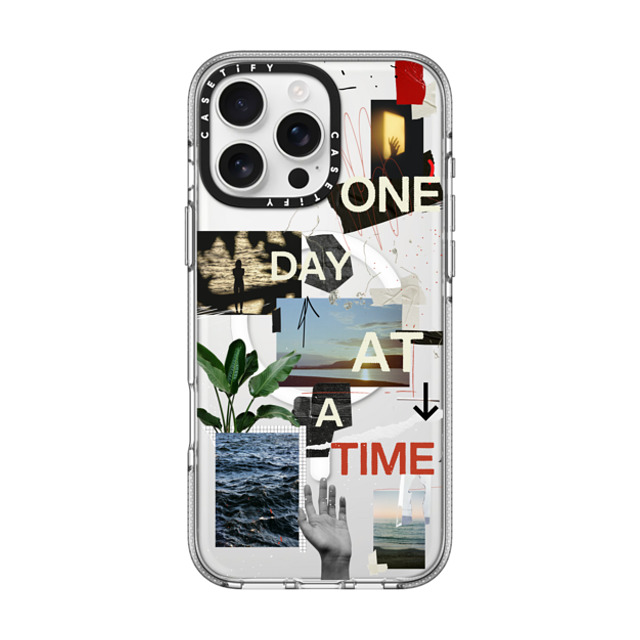 Malavika Natesh x CASETiFY iPhone 16 Pro Max ケース クリア クリア ケース MagSafe対応 One Day At A Time By Malavika Natesh