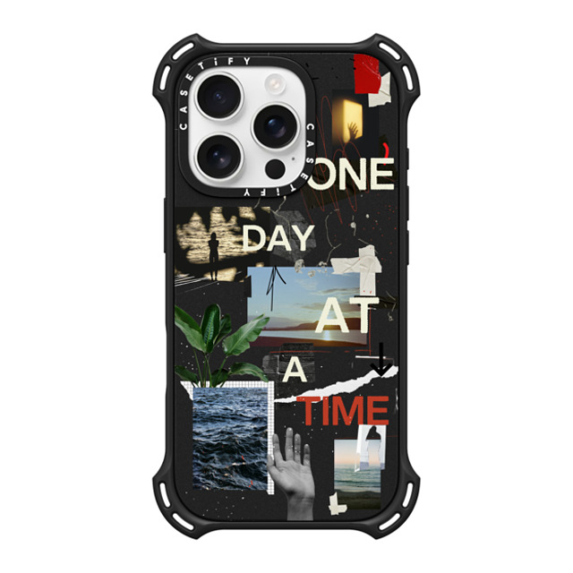 Malavika Natesh x CASETiFY iPhone 16 Pro Case Matte Black バウンスケース One Day At A Time By Malavika Natesh Malavika Natesh x CASETiFY iPhone 16 Pro Case Matte Black バウンスケース One Day At A Time By Malavika Natesh