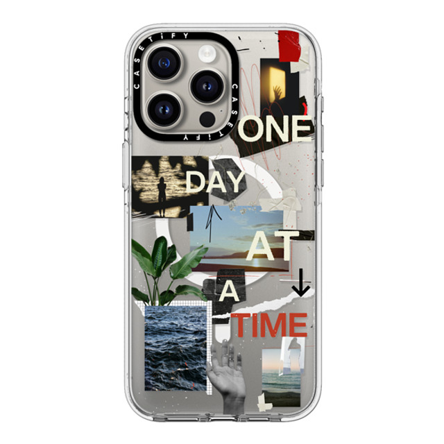 Malavika Natesh x CASETiFY iPhone 15 Pro Max ケース クリア クリア ケース MagSafe対応 One Day At A Time By Malavika Natesh