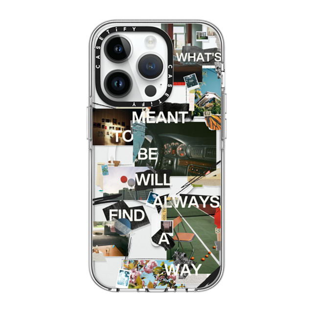 Malavika Natesh x CASETiFY iPhone 14 Pro Case Clear Clear Case MagSafe Compatible Meant To Be By Malavika Natesh Malavika Natesh x CASETiFY iPhone 14 Pro Case Clear Clear Case MagSafe Compatible Meant To Be By Malavika Natesh