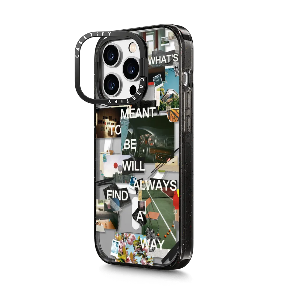 Impact Ring Stand iPhone 14 Pro Max Case MagSafe Compatible - Meant To Be By Malavika Natesh