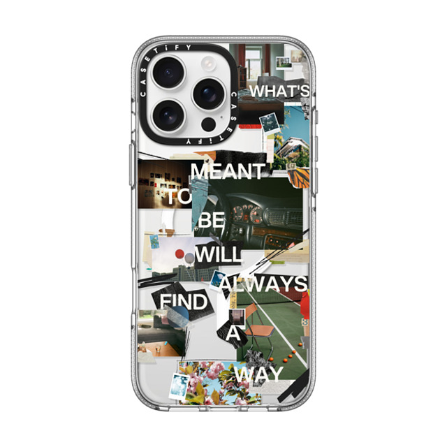 Malavika Natesh x CASETiFY iPhone 16 Pro Max ケース クリア クリア ケース MagSafe対応 Meant To Be By Malavika Natesh