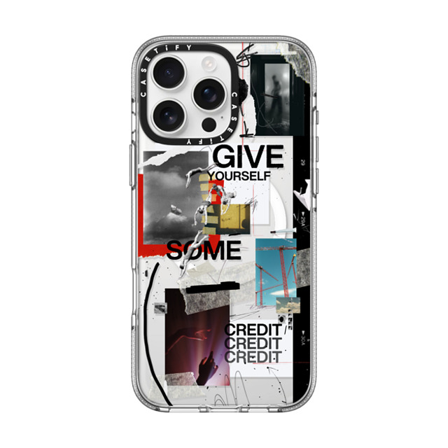 Malavika Natesh x CASETiFY iPhone 16 Pro Max ケース クリア クリア ケース MagSafe対応 Give Yourself Some Credit By Malavika Natesh