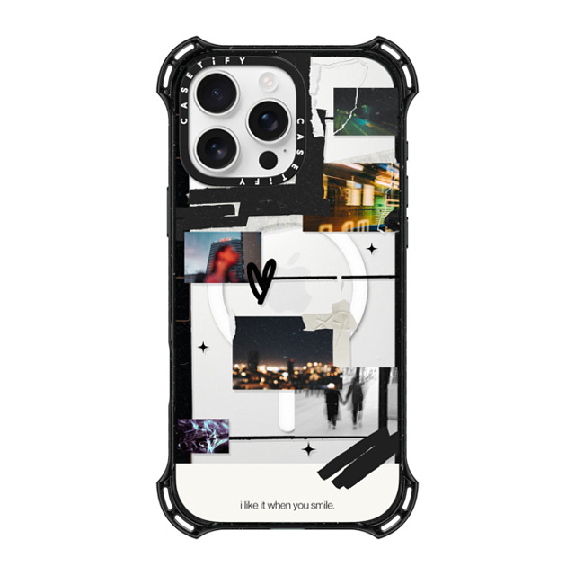 Malavika Natesh x CASETiFY iPhone 16 Pro Max Case Black バウンスケース I Like It When You Smile By Malavika Natesh Malavika Natesh x CASETiFY iPhone 16 Pro Max Case Black バウンスケース I Like It When You Smile By Malavika Natesh