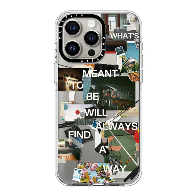 Malavika Natesh x CASETiFY iPhone 15 Pro Max ケース クリア クリア ケース MagSafe対応 Meant To Be By Malavika Natesh