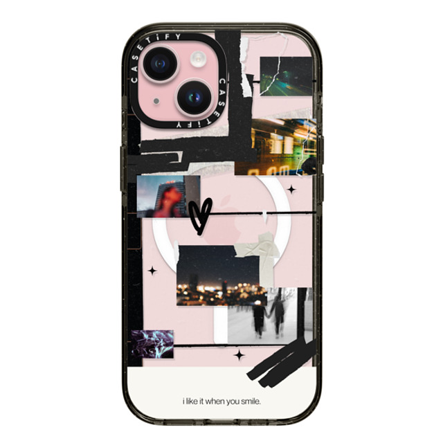 Malavika Natesh x CASETiFY iPhone 15 Case Hype,Photography Black Impact Case MagSafe Compatible I Like It When You Smile By Malavika Natesh Mother's Day Malavika Natesh x CASETiFY iPhone 15 Case Hype,Photography Black Impact Case MagSafe Compatible I Like It When You Smile By Malavika Natesh Mother's Day