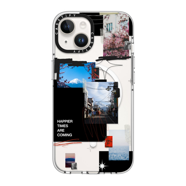 Malavika Natesh x CASETiFY iPhone 14 Case Clear Clear Case MagSafe Compatible Happier Times Are Coming By Malavika Natesh Malavika Natesh x CASETiFY iPhone 14 Case Clear Clear Case MagSafe Compatible Happier Times Are Coming By Malavika Natesh