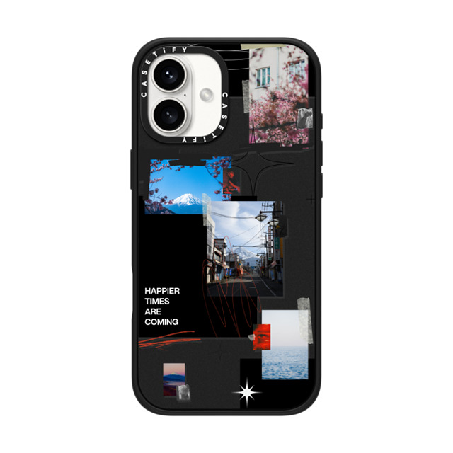 Malavika Natesh x CASETiFY iPhone 16 Plus Case Matte Black Impact Case MagSafe Compatible Happier Times Are Coming By Malavika Natesh Malavika Natesh x CASETiFY iPhone 16 Plus Case Matte Black Impact Case MagSafe Compatible Happier Times Are Coming By Malavika Natesh