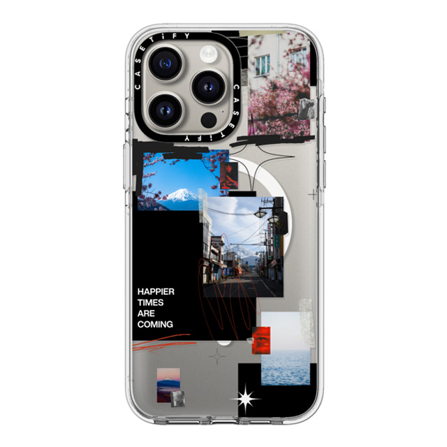 Malavika Natesh x CASETiFY iPhone 15 Pro Max ケース クリア クリア ケース MagSafe対応 Happier Times Are Coming By Malavika Natesh