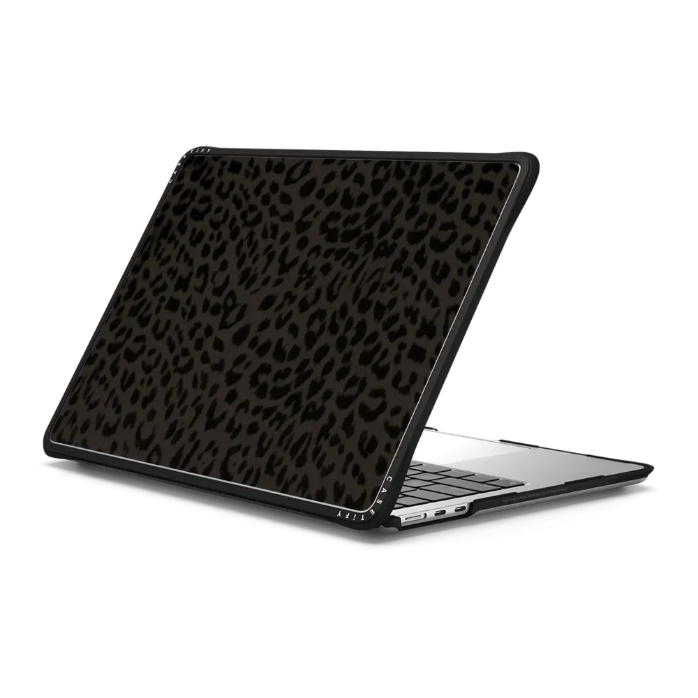 Impact MacBook Air 13" (2022 / 2024) Case - Leon Leopard - Black - Mac 13" Case