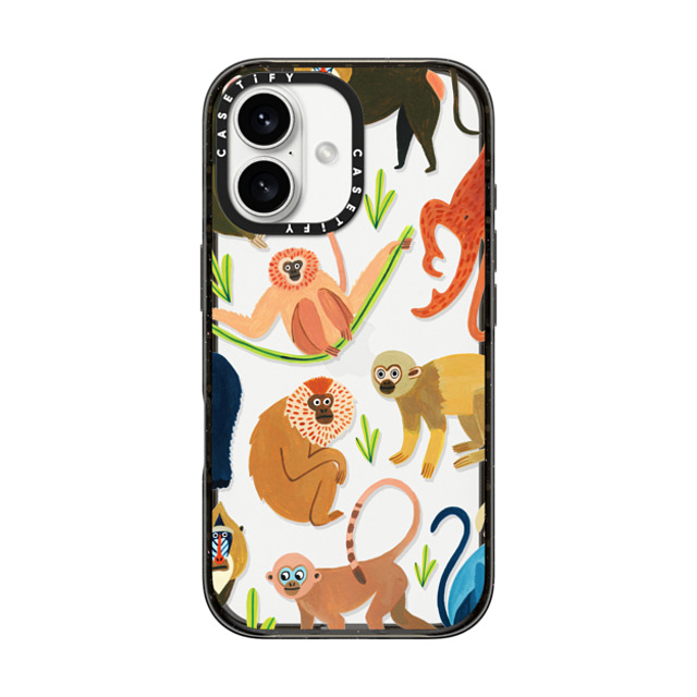 Amber Davenport x CASETiFY iPhone 16 Case Animal Black インパクトケース Jungle monkeys Mother's Day Amber Davenport x CASETiFY iPhone 16 Case Animal Black インパクトケース Jungle monkeys Mother's Day